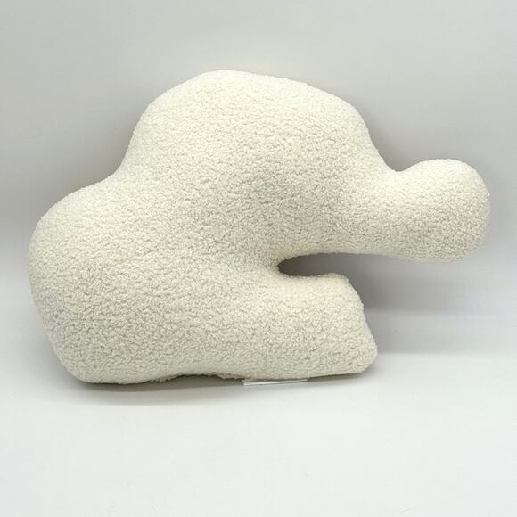 Peanuts Snoopy & Woodstock Sledding Shaped Sherpa Christmas Pillow NEW - Picture 2 of 2